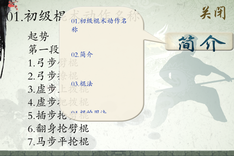 初级棍-武术名家讲解示范 screenshot 3