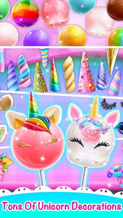 Sweet Unicorn Cake Pop Dessert screenshot 4