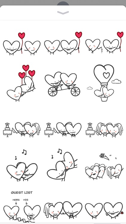 Heart Valentine Stickers