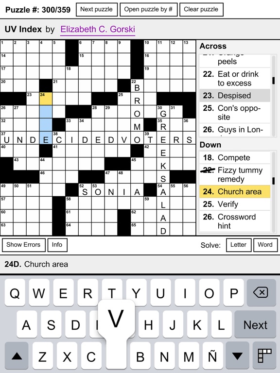 Devarai Crosswords Light iPhone & iPad Game Reviews