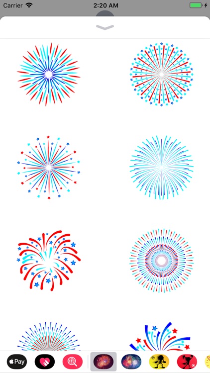 Animated Fireworks SMS GIF App screenshot-3