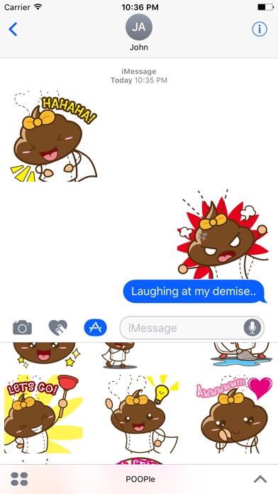 Animated Poopie Funny Stickers screenshot 2