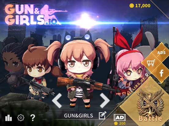 Gun&Girls.io: Battle Royaleのおすすめ画像1