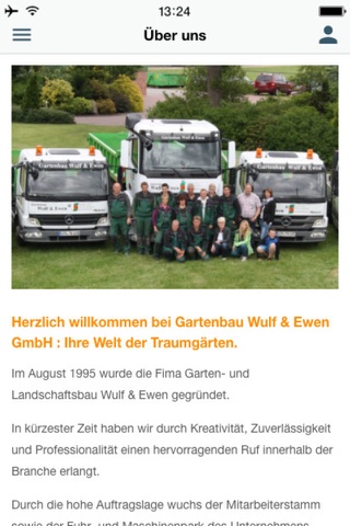 Wulf & Ewen GmbH Gartenbau screenshot 2