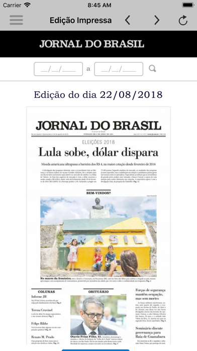 Jornal do Brasil screenshot 2