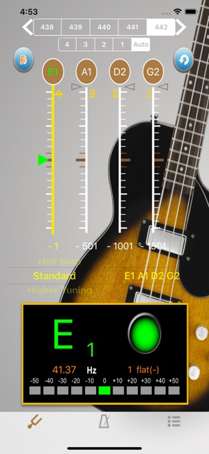 貝斯吉他調音器 - Bass Guitar Tuner(圖1)-速報App