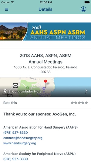 AAHS, ASPN, ASRM, 2018 Meeting(圖2)-速報App