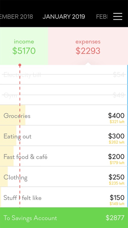 Budget App, The screenshot-6
