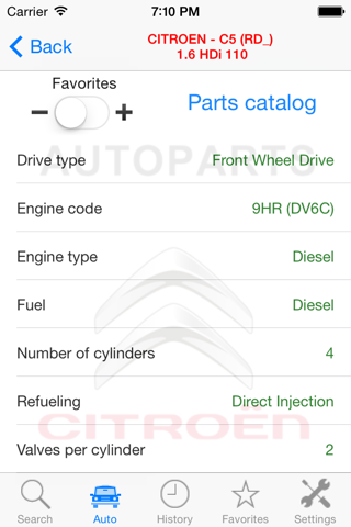 Autoparts for Citroën screenshot 4