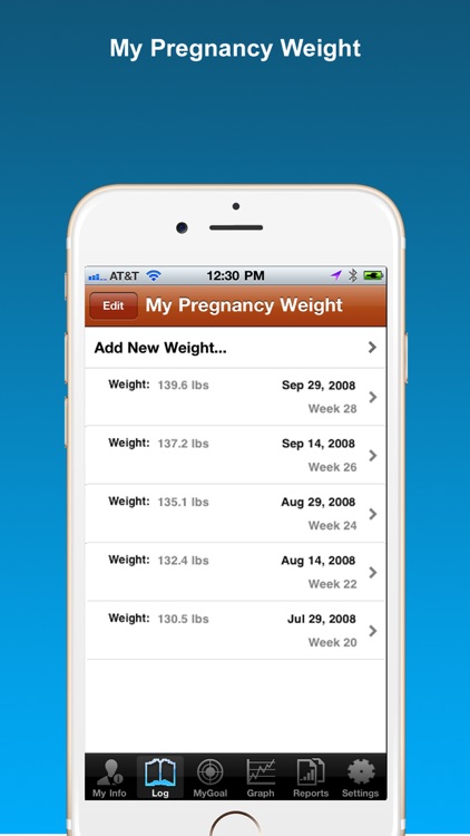 Pregnancy Weight Tracker Lite