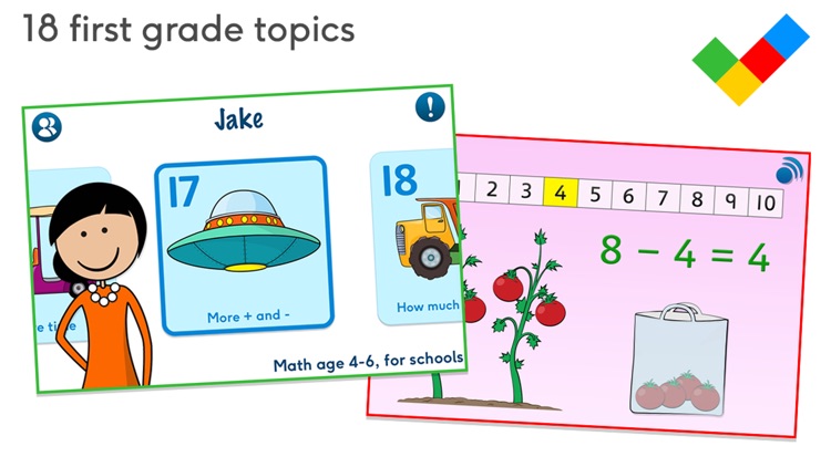 Math age 4-6, for schools