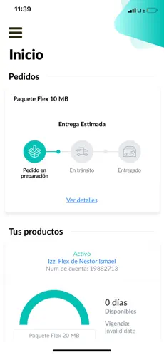 Captura de Pantalla 1 izziflex iphone