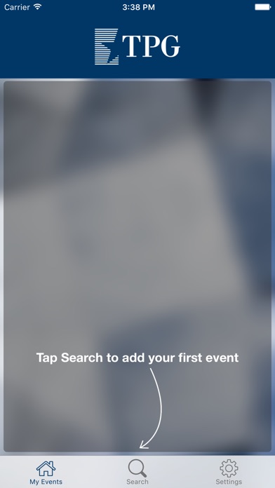 TPG Events App screenshot 2