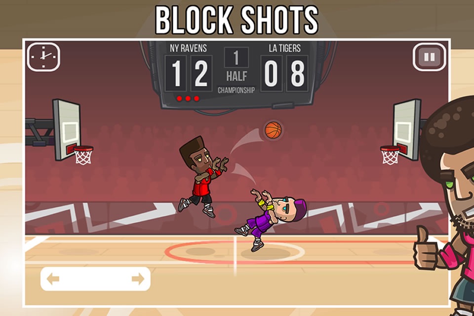 Basketball Battle NO WIFI Game screenshot 3