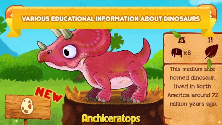 Dinosaur game for kids PRO