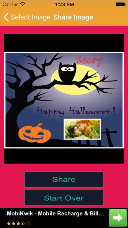 Halloween Greeting Card Wishes screenshot-3