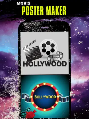 Screenshot 1 Creador de carteles de películ iphone