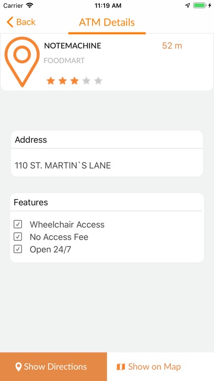 ATM Bank & Restaurant locator screenshot-3