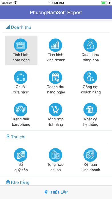 PhuongNamSoft Report screenshot 2