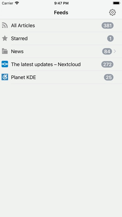 CloudNews - Feed Reader screenshot1