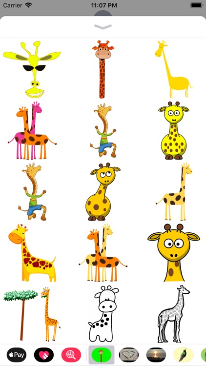 Silly Giraffe Sticker Pack