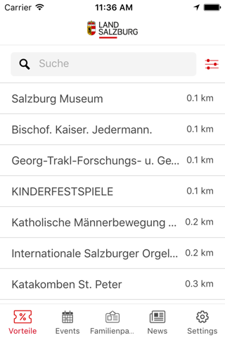 Salzburger Familienpass screenshot 2
