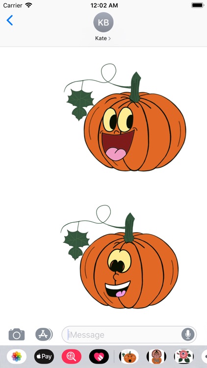 Pumpkin time stickers
