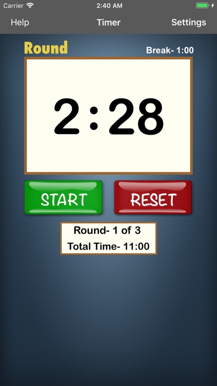 Combat Sports Interval Timer