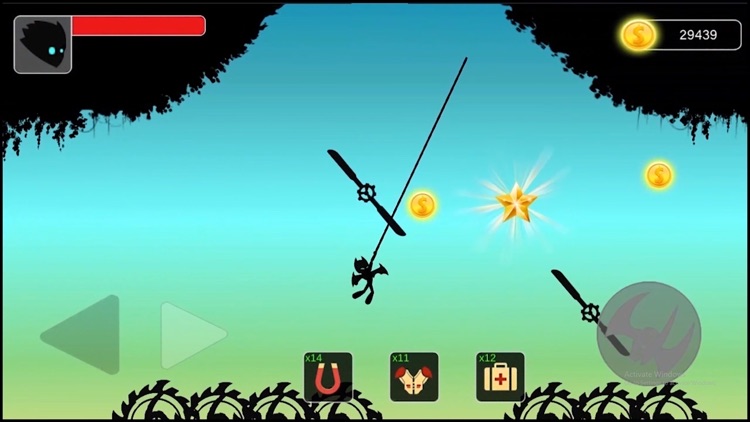 Stickman swing : Rope Swing screenshot-4