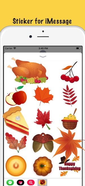 Thanksgiving Day Sticker Wish(圖2)-速報App