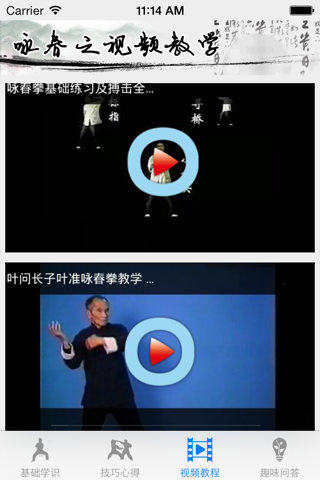 咏春拳速成—视频教程 screenshot 2