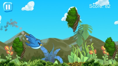 Blue Hungry Bird screenshot 3