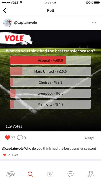 VOLE - Sports Social Network