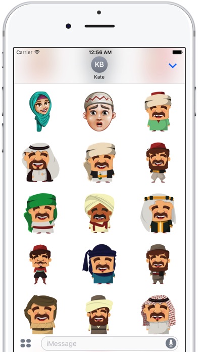 Arabic Emoji Stickers Pack 1 screenshot 2