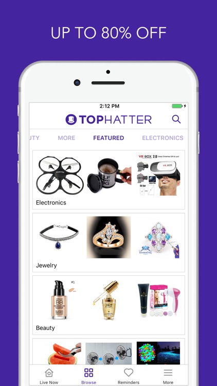 Tophatter: Fun Shopping Deals