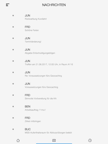 UPlus: Nachrichten+Stundenplan screenshot 2