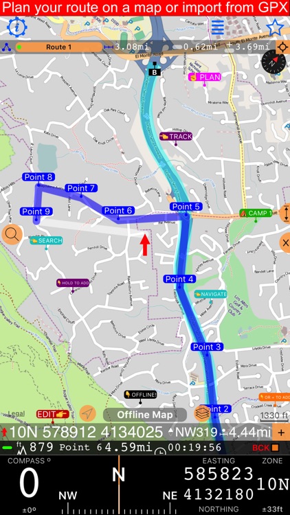 Compass 55. Map & GPS kit. screenshot-5