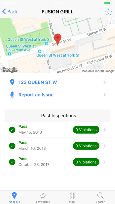 DineSafe - Toronto screenshot 3