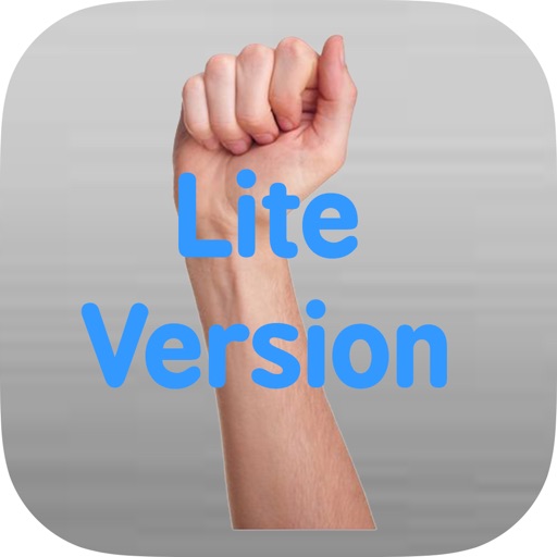 iGestural Lang ASL Silver Lite icon