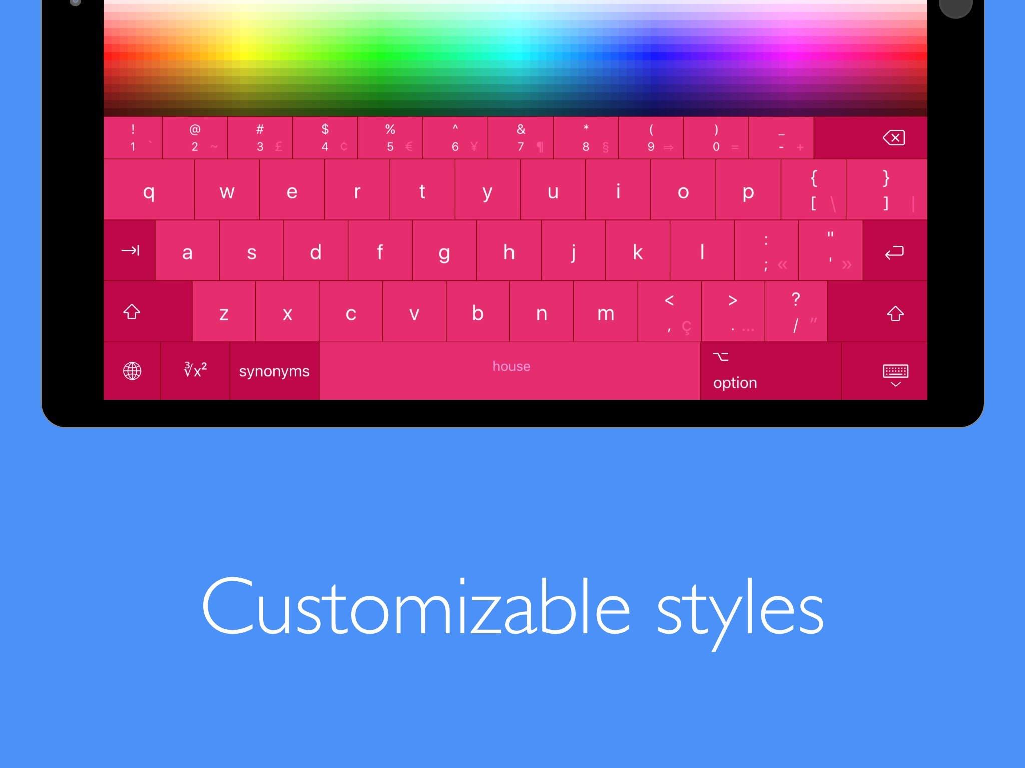 Screenshot do app Prokeyboard