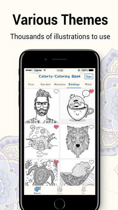 How to cancel & delete Color Artist: Coloring Book from iphone & ipad 2