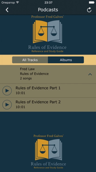 Prof. Galves Rules of Evidence screenshot 4