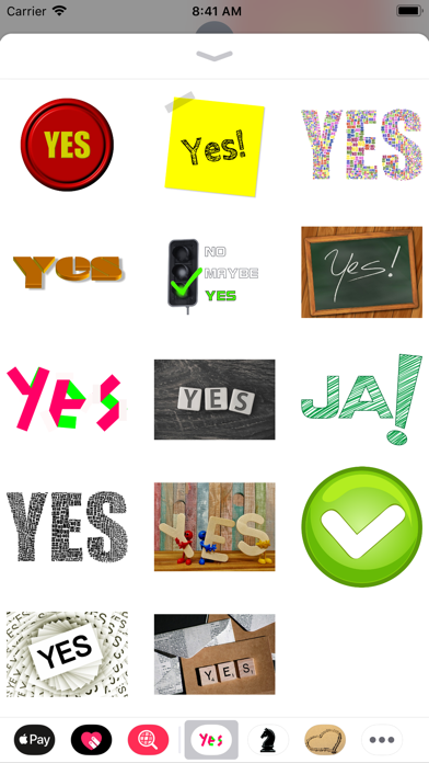 Yes sticker pack screenshot 3