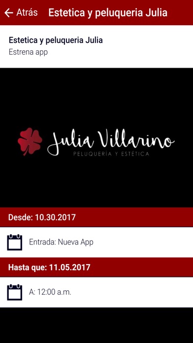 Peluqueria estetica Julia screenshot 3