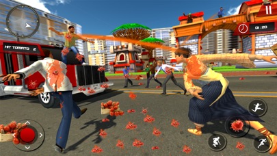 la tomatina, Fruit Fight Game screenshot 4