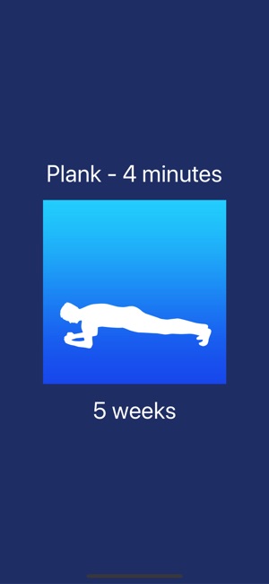 Plank - 4 minutes