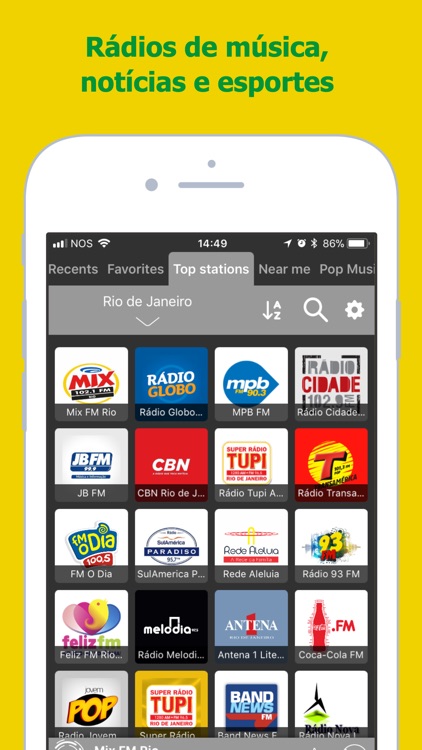 Radio FM Brasil: Radios Online screenshot-0