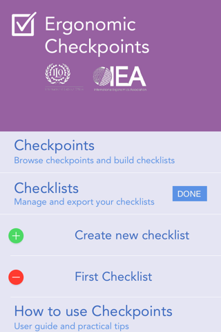 Ergonomic Checkpoints screenshot 4