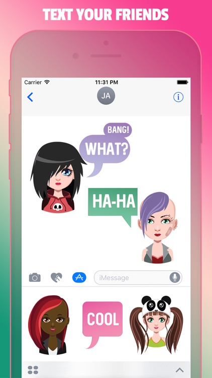 Alternative Girls - New 2017 Emoji Stickers App