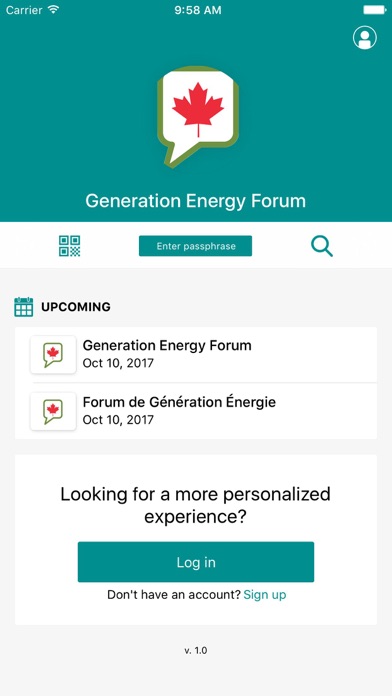 Generation Energy Forum screenshot 2